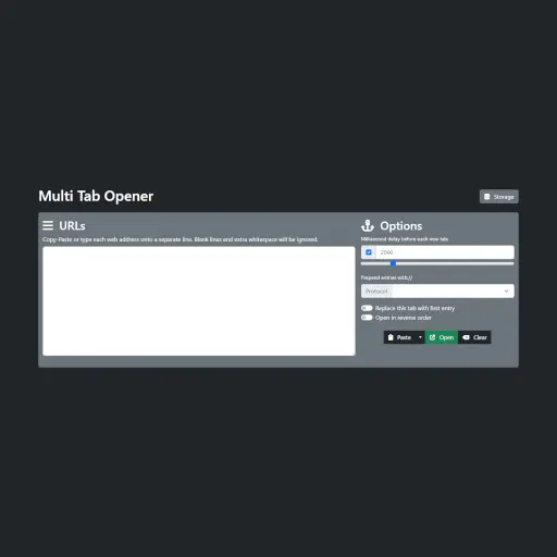 Multi Tab Opener